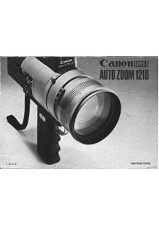 Canon 1218 manual. Camera Instructions.